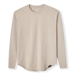 021 ESSENTIAL DROP-CUT LONG SLEEVE - CEMENT