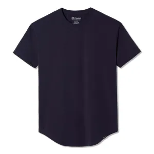 021 ESSENTIAL DROP-CUT T-SHIRT - NAVY
