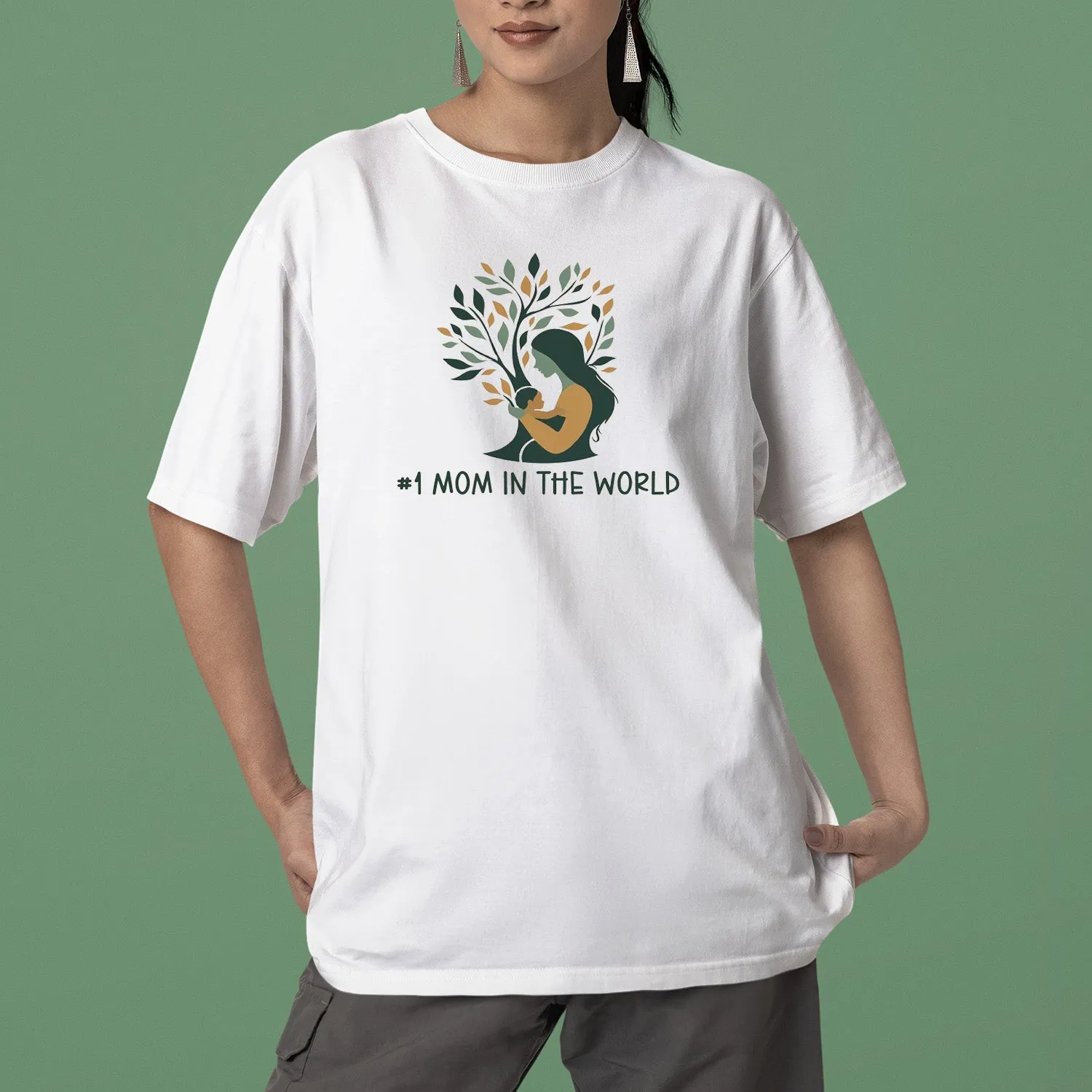 #1 Mom In The World Shirt, Baby Mom Shirt, Grown Up Sweatshirt, Mama Shirt, Mom Shirt, Mother's Day Gift