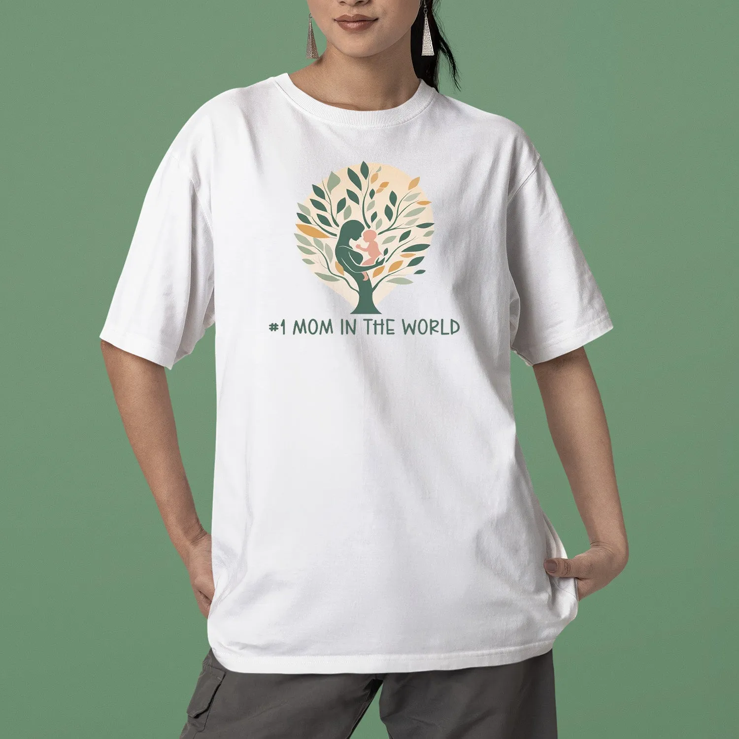 #1 Mom In The World Shirt, Baby Mom Shirt, Grown Up Sweatshirt, Mama Shirt, Mom Shirt, Mother's Day Gift