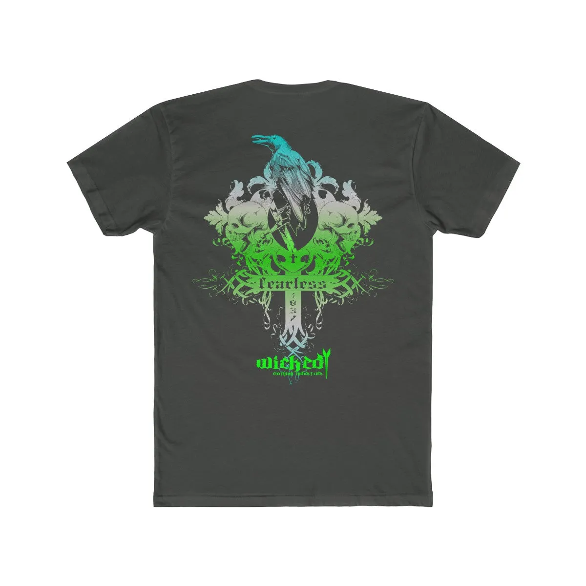 1837 Fearless 3/Green/Gray/Light Blue/T-Shirt