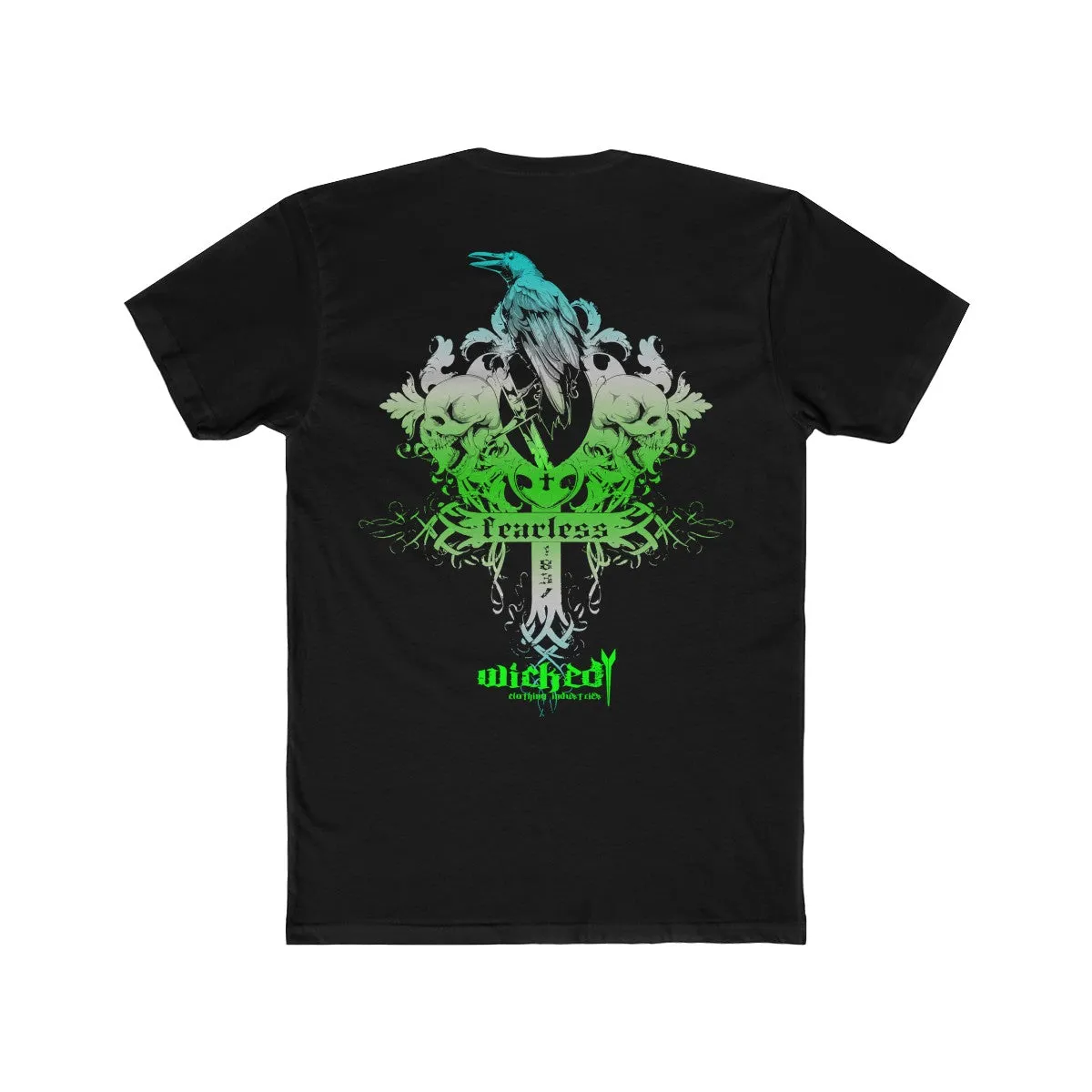 1837 Fearless 3/Green/Gray/Light Blue/T-Shirt