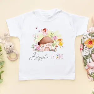 1st Birthday Fairy Theme Personalised T Shirt