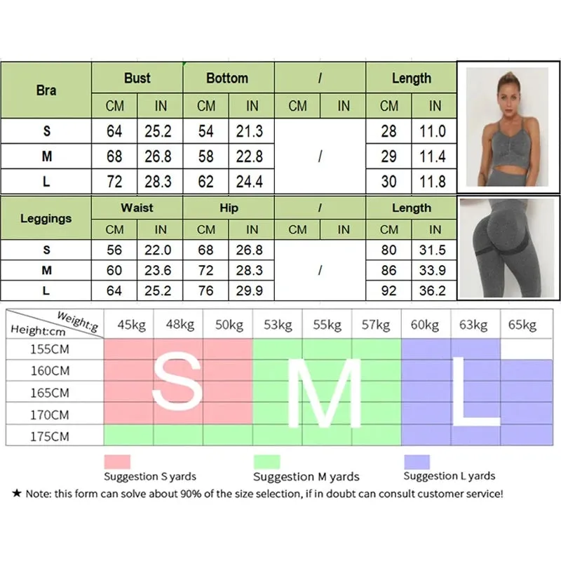 2-Piece Seamless Yoga Sets for Women - High Waist Leggings   Sports Bra