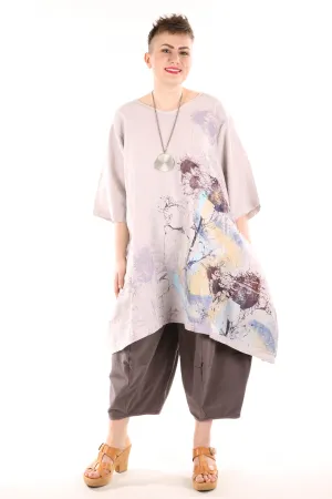 2257-OV Century Tunic- Pearl Printed