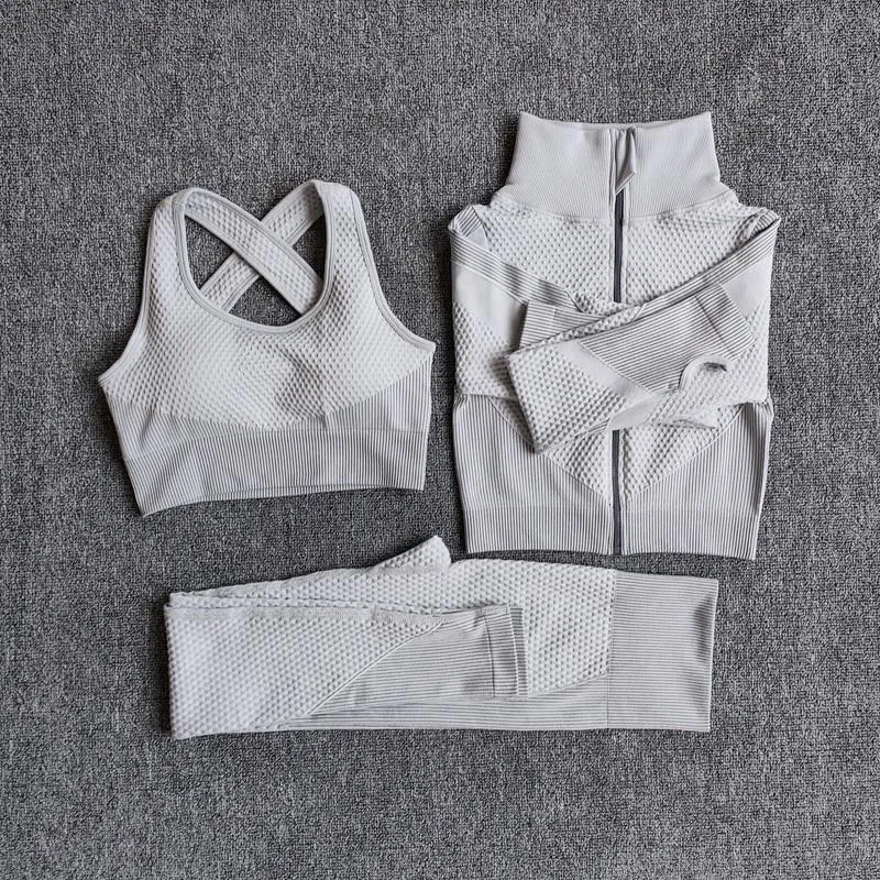 3 Pics Women Fitness Sport Yoga Suits