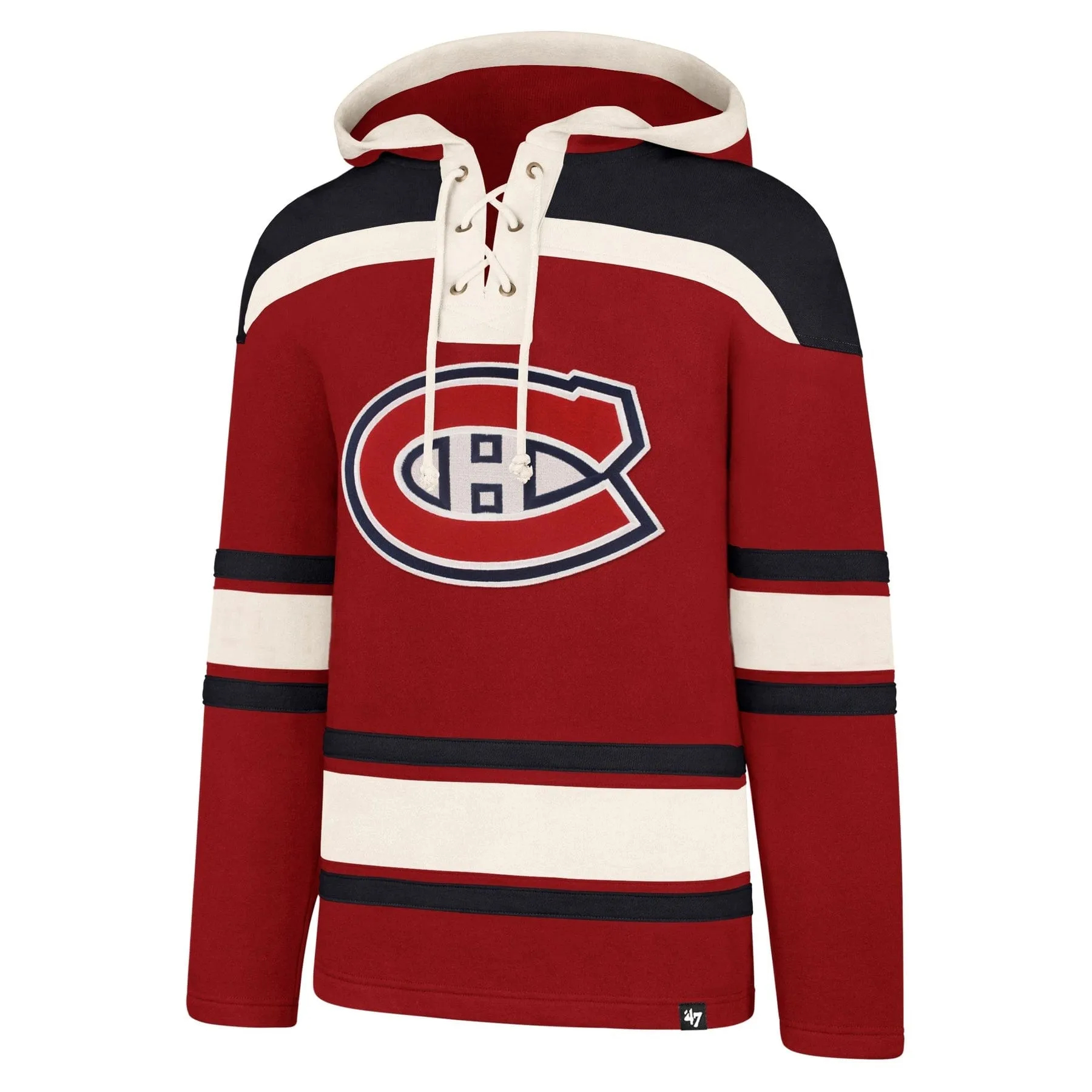 47 Brand NHL Lacer Fleece Mens Hoody - Montreal Canadiens