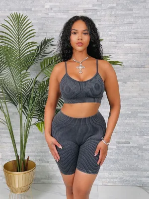 51103SETP- Seamless Top & Biker Shorts Set (2PCS)