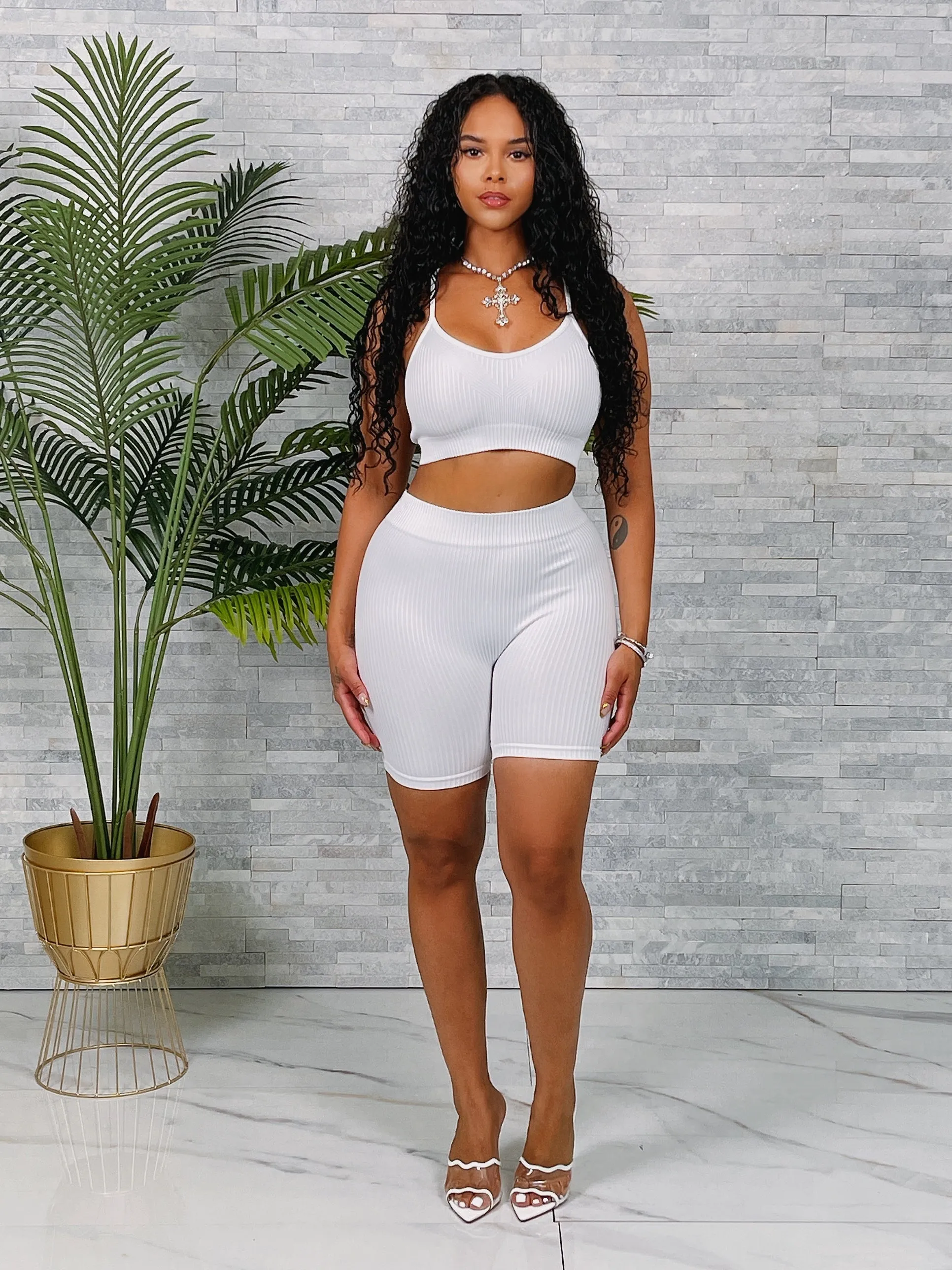 51103SETP- Seamless Top & Biker Shorts Set (2PCS)