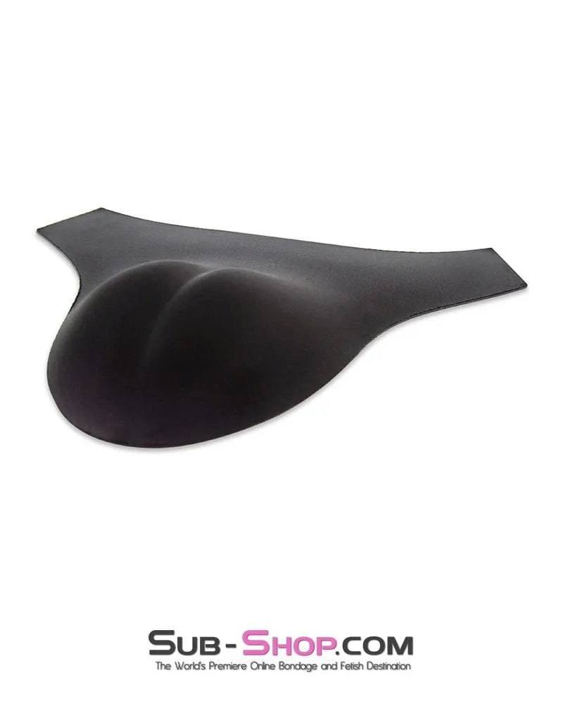 8825AE      Sissy Slave Pussy Black Padded Fake Vagina Panty Insert