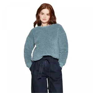 A New Day Women's Crewneck Sherpa Pullover Sweater