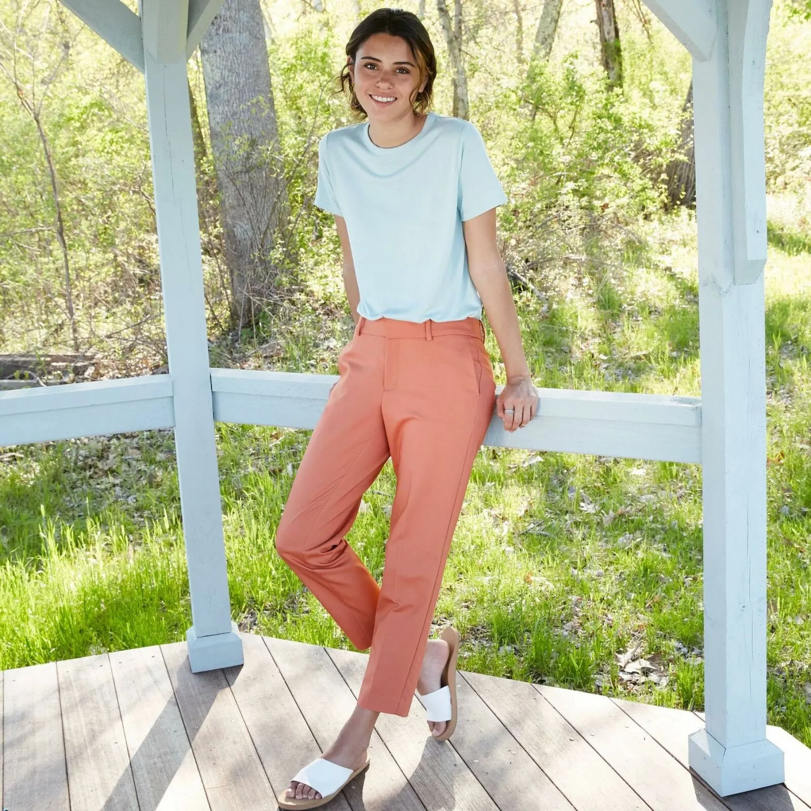 A New Day Women's Mid Rise Slim Ankle Pants