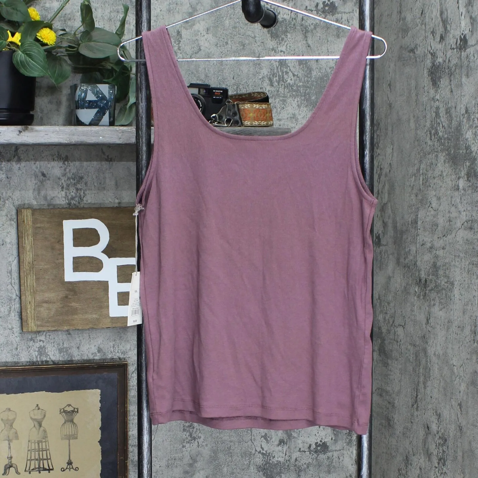 A New Day Women's Ribbed Square Neck Tank Top
