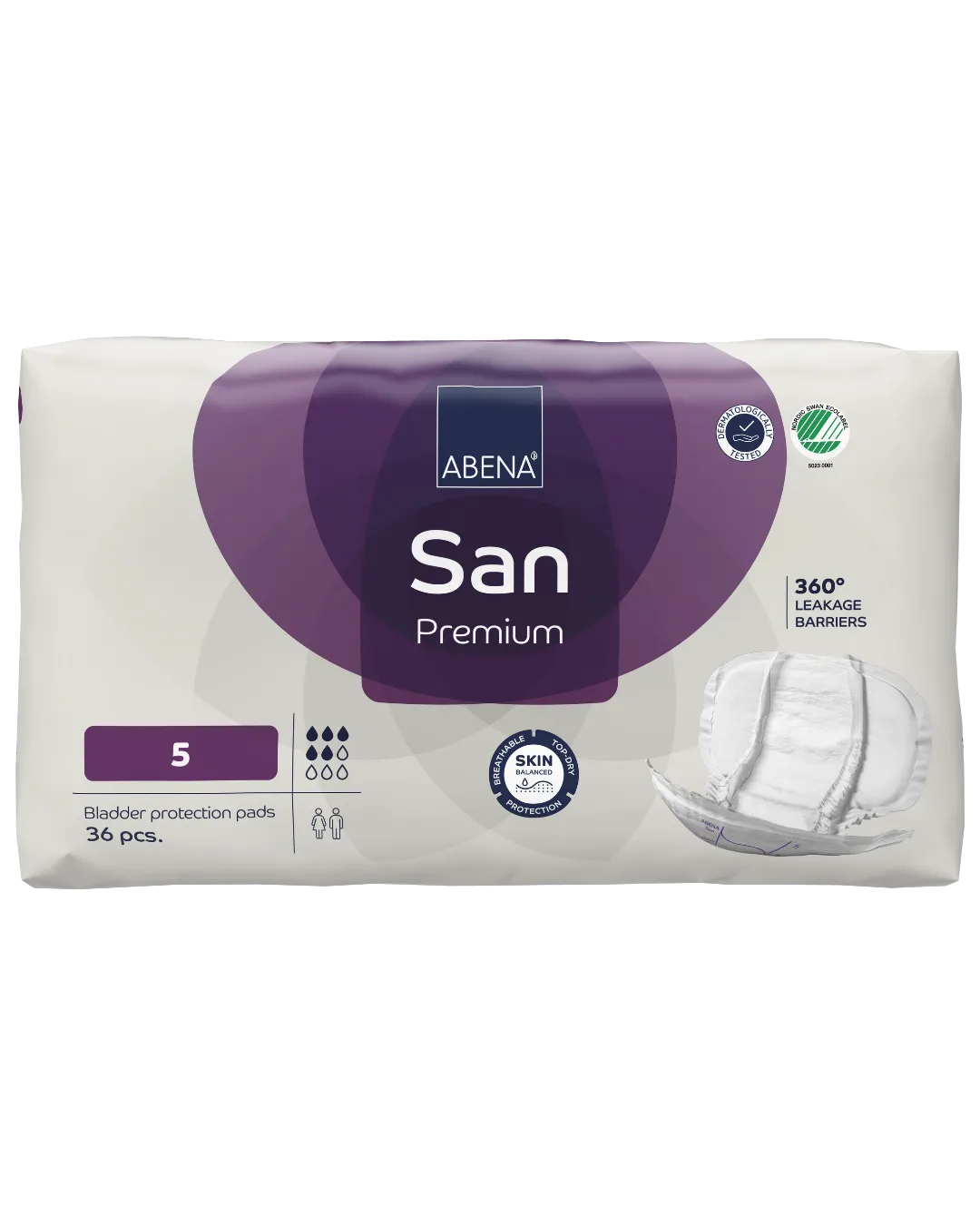 ABENA San 5 Shaped Pad (1200ml)