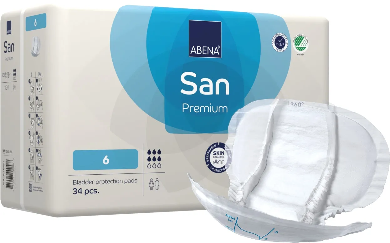 ABENA San 6 Shaped Pad (1600ml)