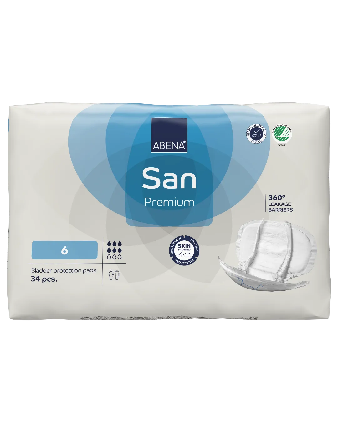 ABENA San 6 Shaped Pad (1600ml)