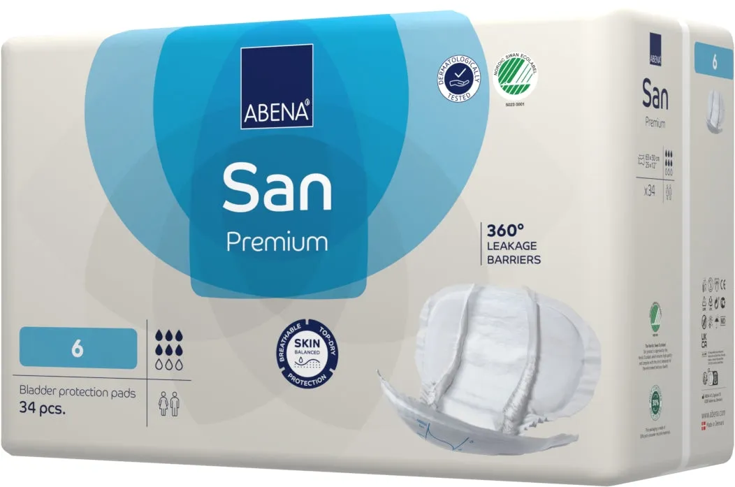 ABENA San 6 Shaped Pad (1600ml)