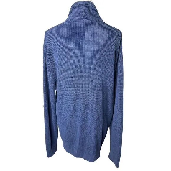 Abercrombie And Fitch Slate Blue Knit  Oversized Cardigan Sweater Sz L NWOT!