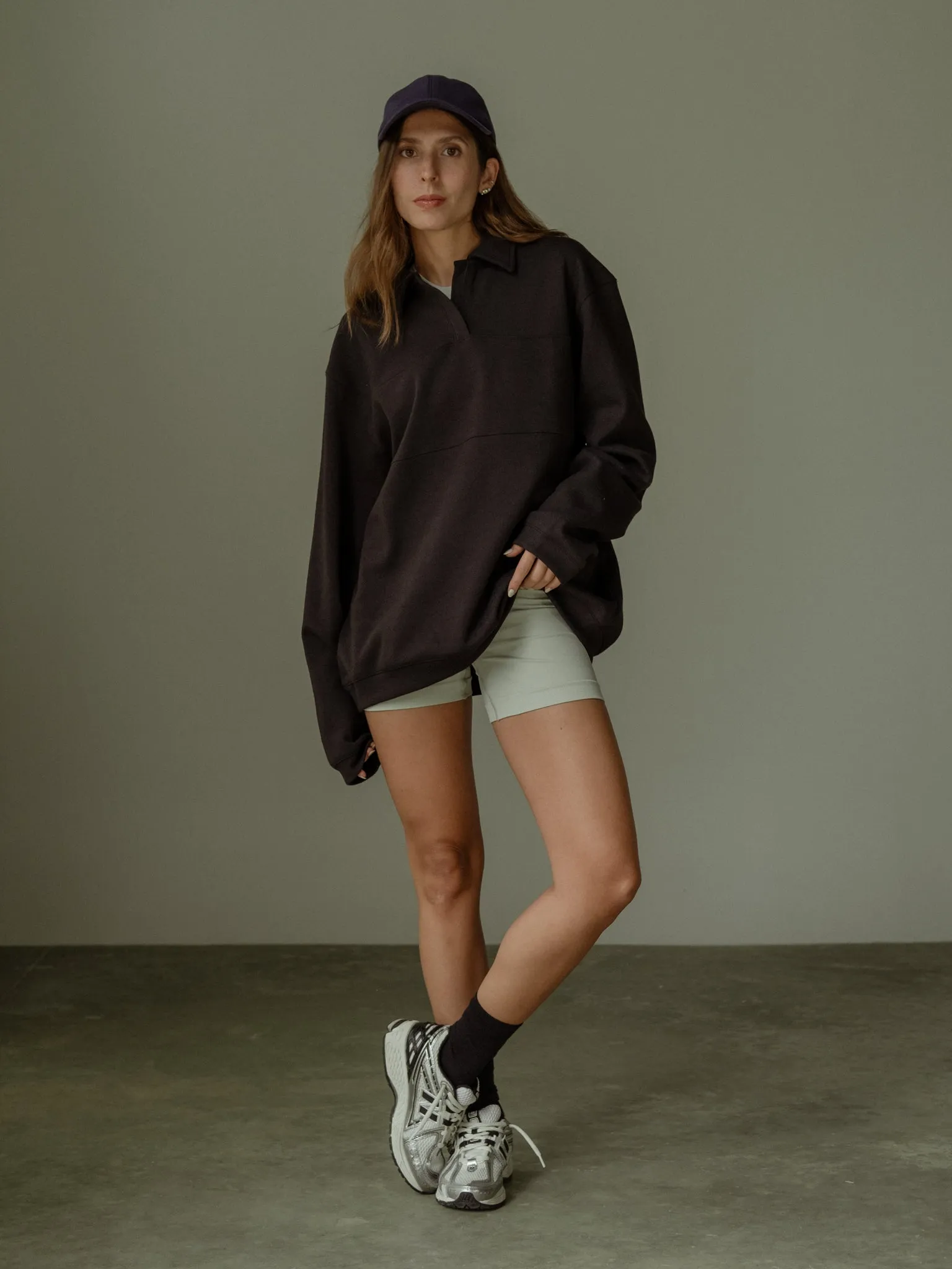 ABS SEAMLESS MINI SHORT - PISTACHIO GRAY