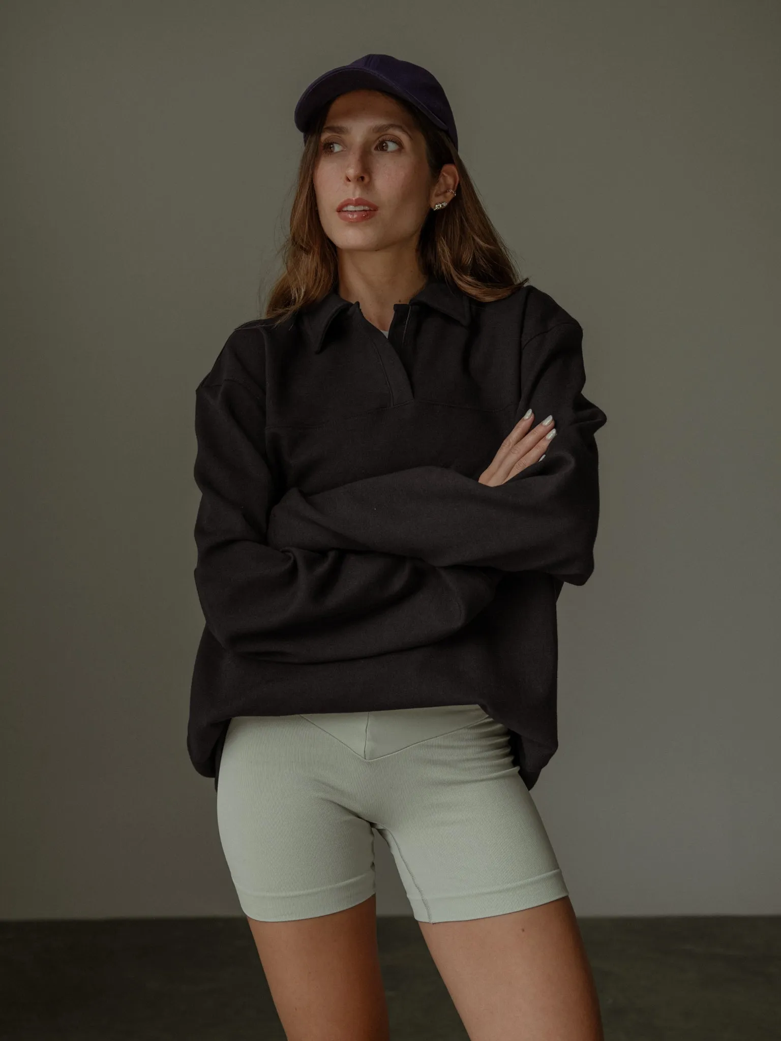 ABS SEAMLESS MINI SHORT - PISTACHIO GRAY
