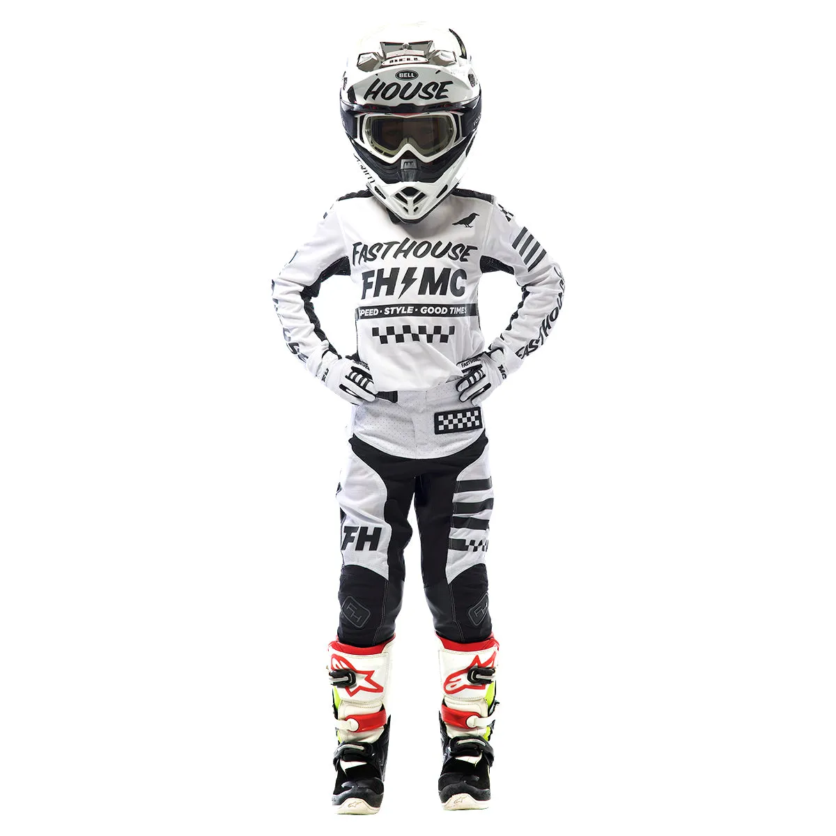 A/C Elrod Youth Pant - White
