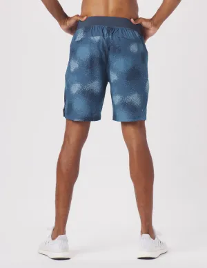 Acadia Short 7.5": Steel Blue Rusto Print