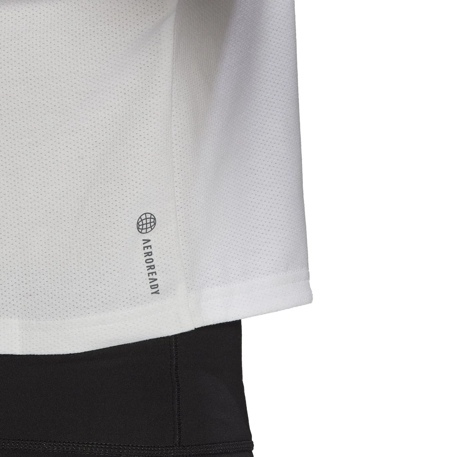 Adidas Women Train Icons 3 Bar Logo Tee White HK6965