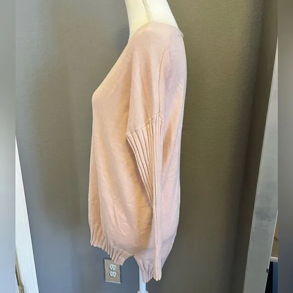 Adrianna Papell V-Neck Tunic Sweater NWT