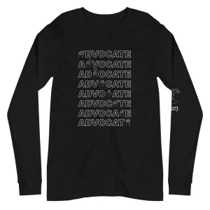ADVOCATE Unisex Long Sleeve Tee