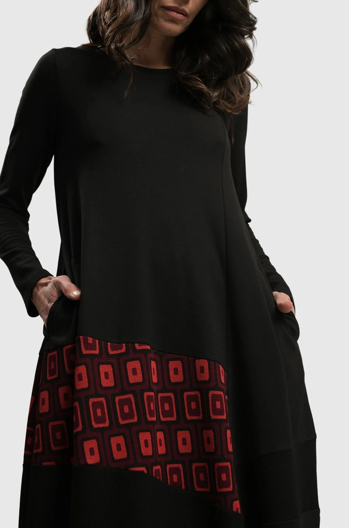 Alembika Unstoppable Red Cocoon Dress