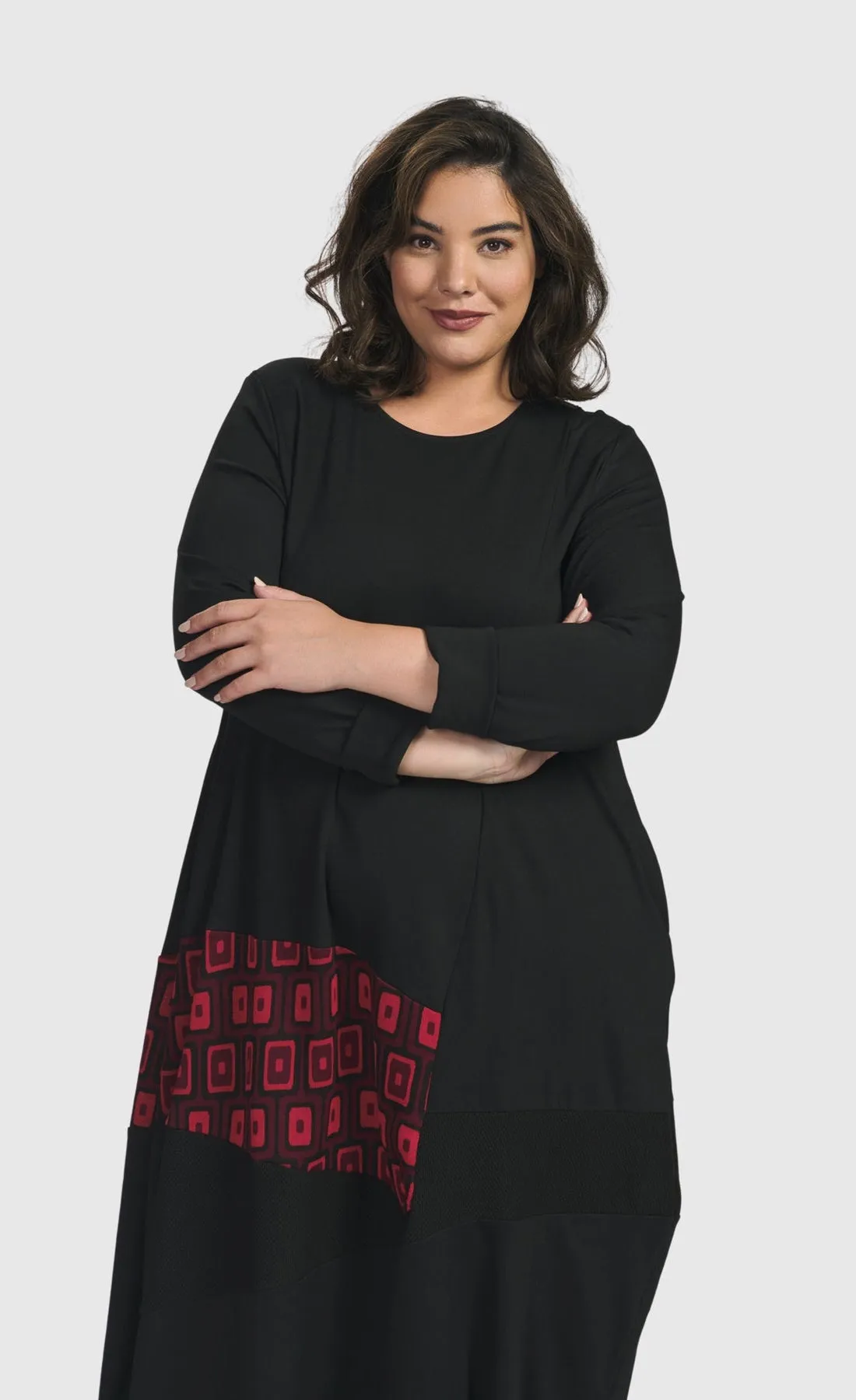 Alembika Unstoppable Red Cocoon Dress
