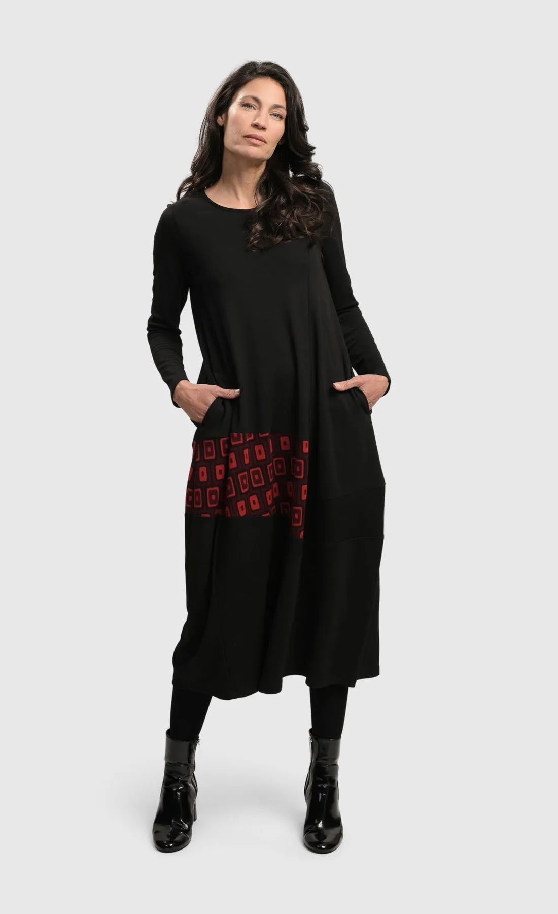 Alembika Unstoppable Red Cocoon Dress