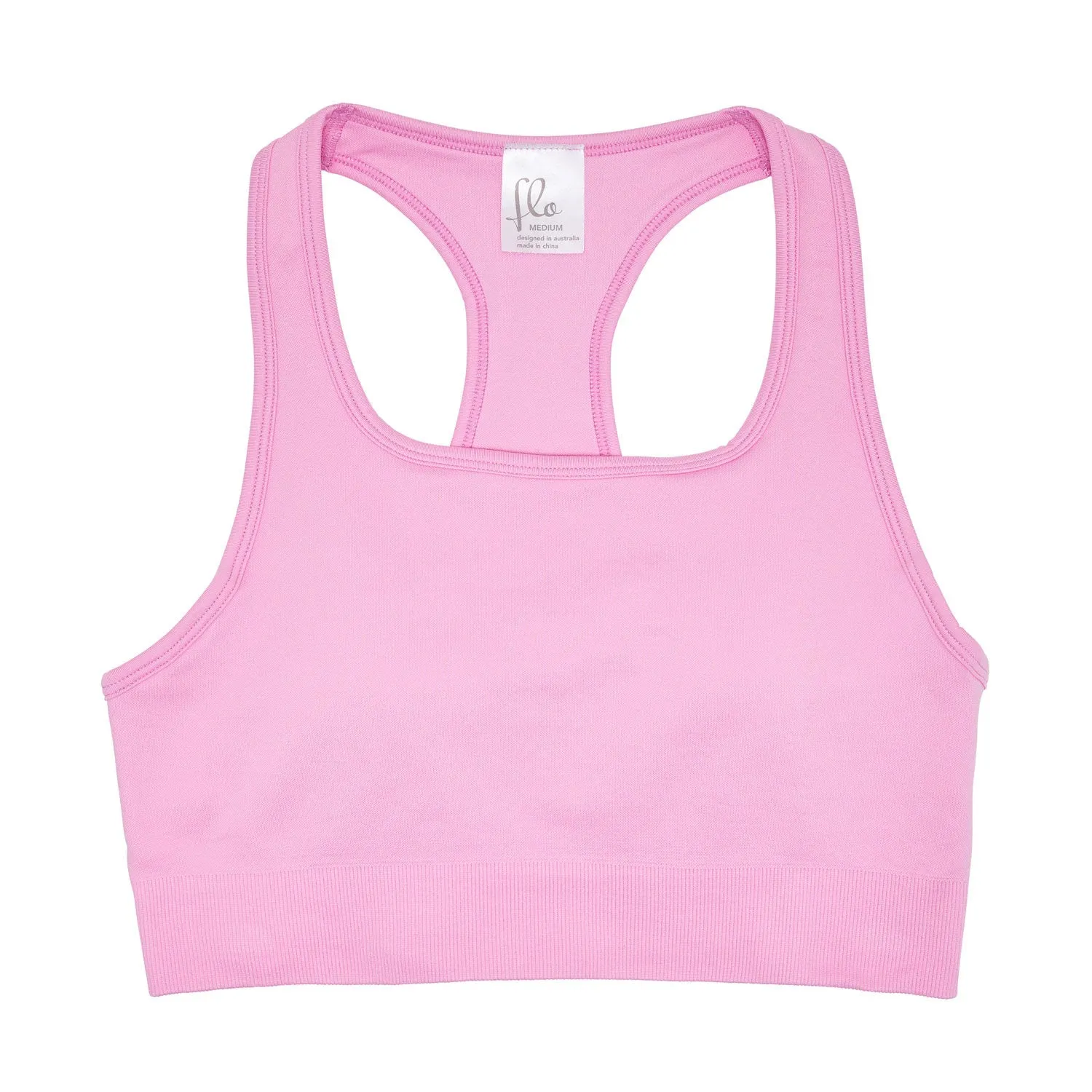 Alicia: Seamless Crop Tank with Racerback