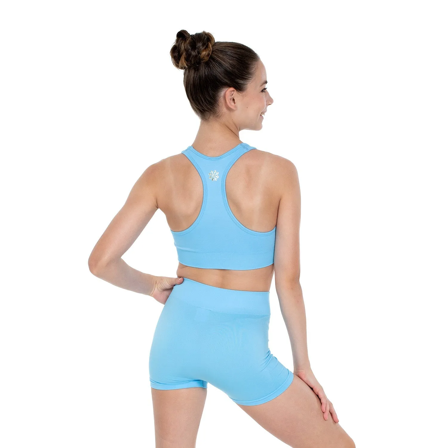 Alicia: Seamless Crop Tank with Racerback