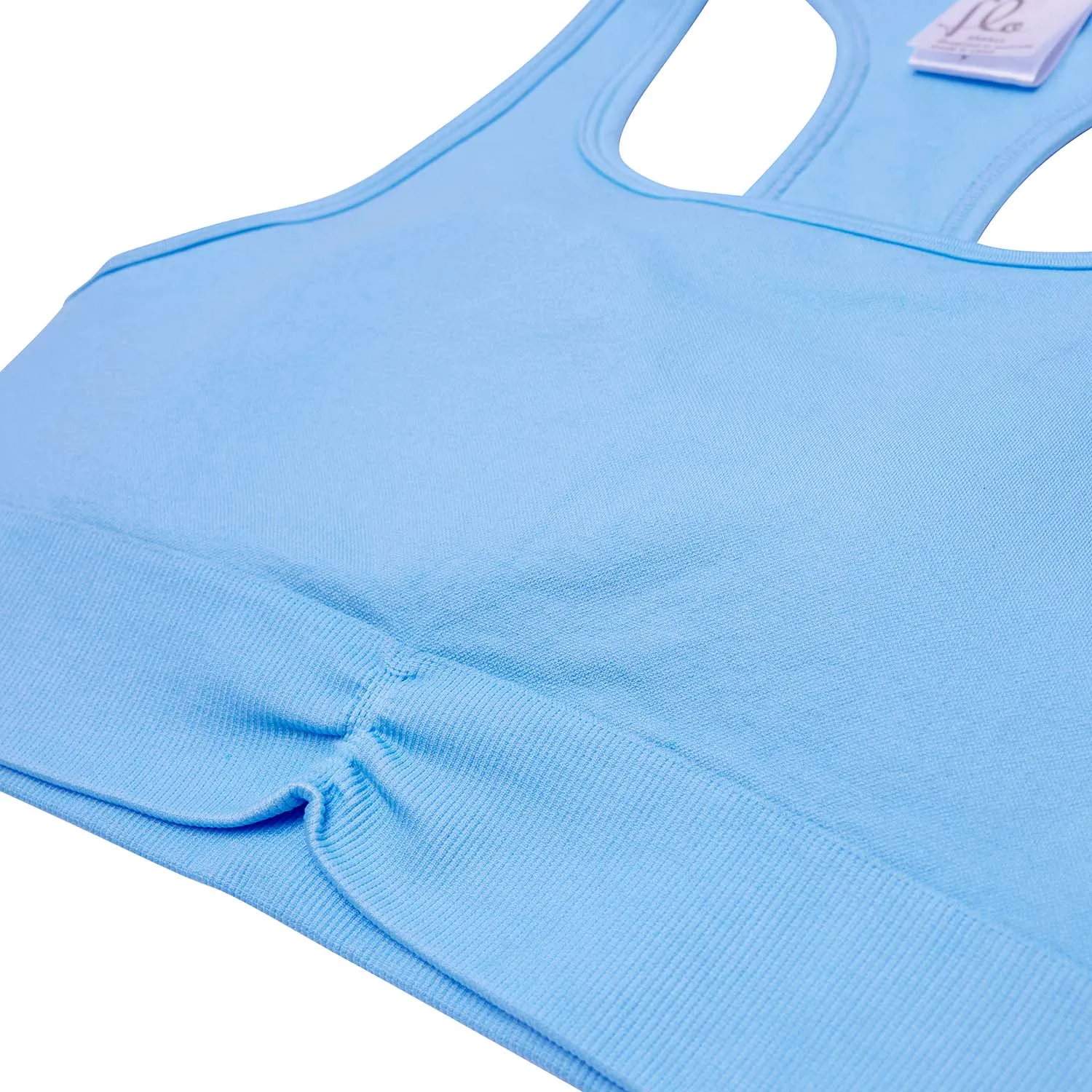 Alicia: Seamless Crop Tank with Racerback