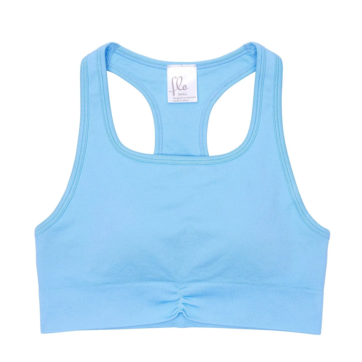 Alicia: Seamless Crop Tank with Racerback