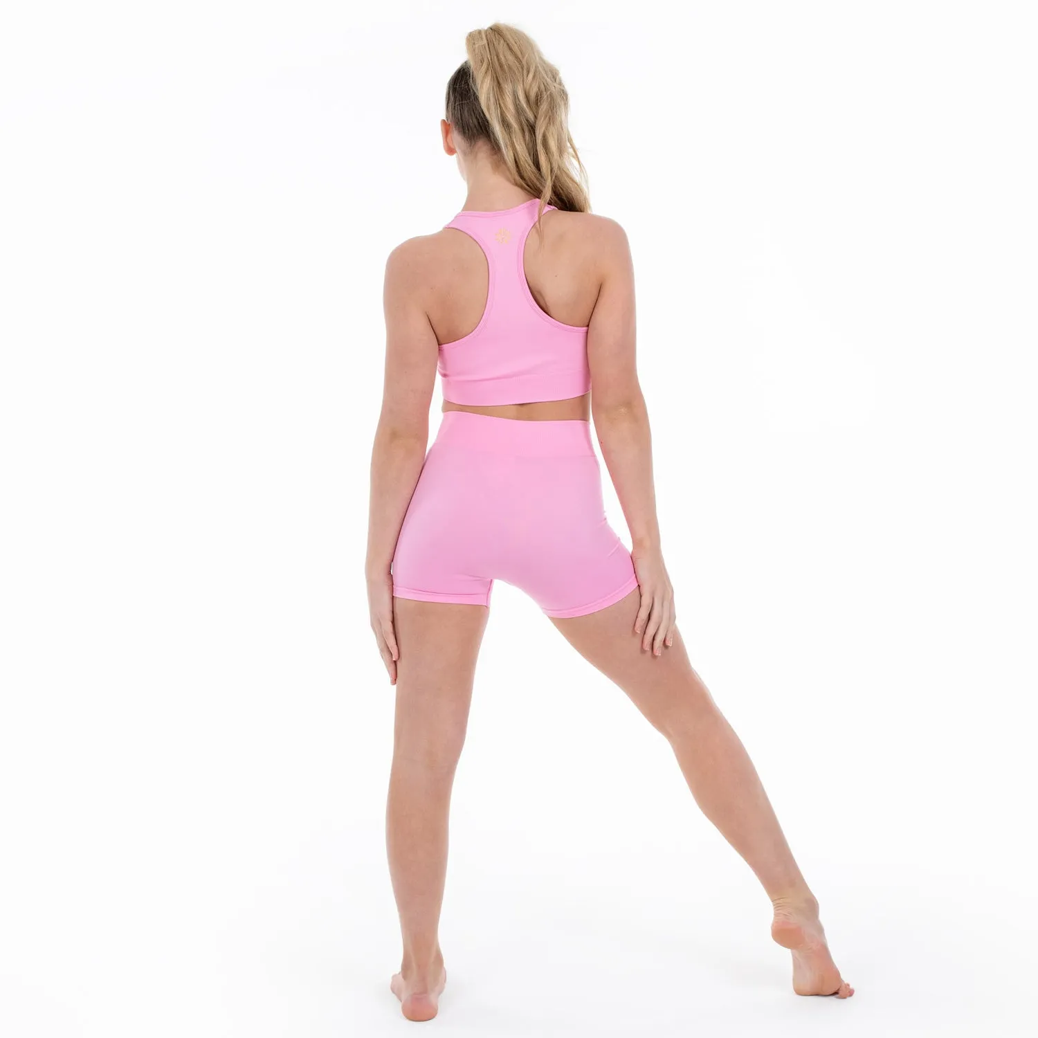 Alicia: Seamless Crop Tank with Racerback