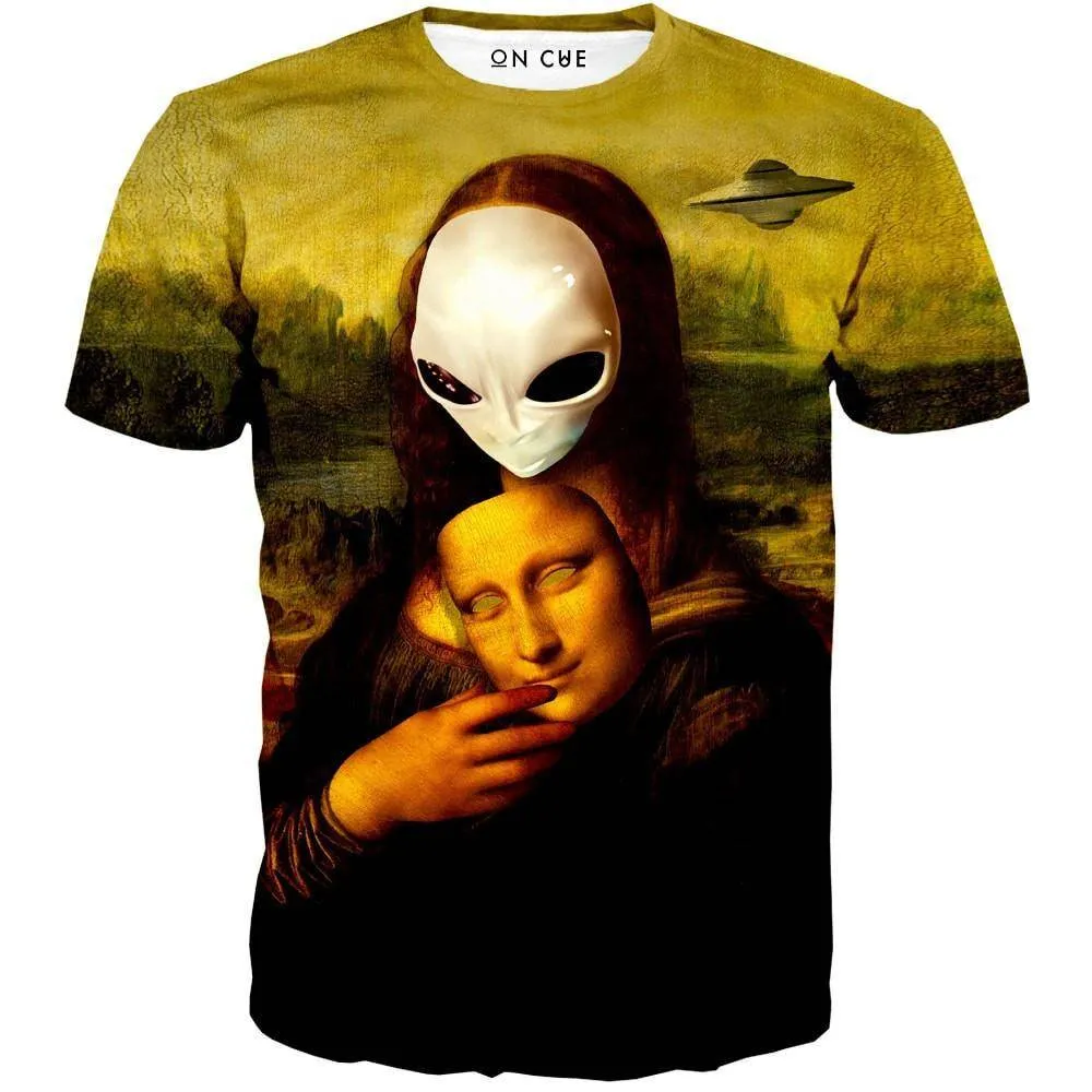 Alien Mona Lisa T-Shirt