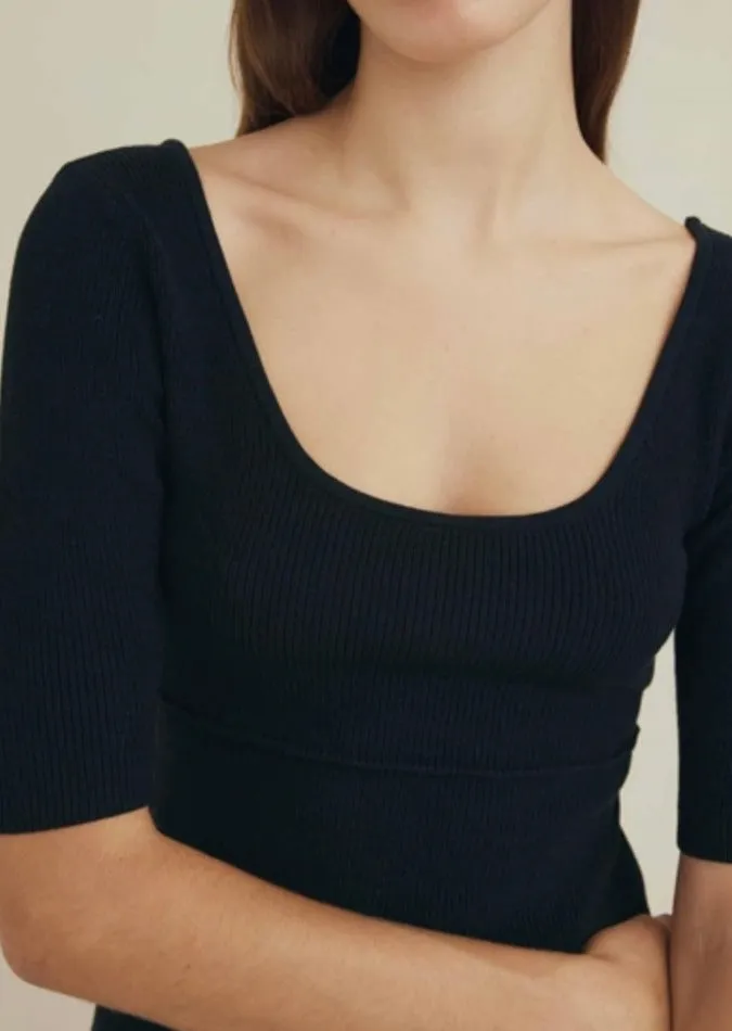 Aline Top Black