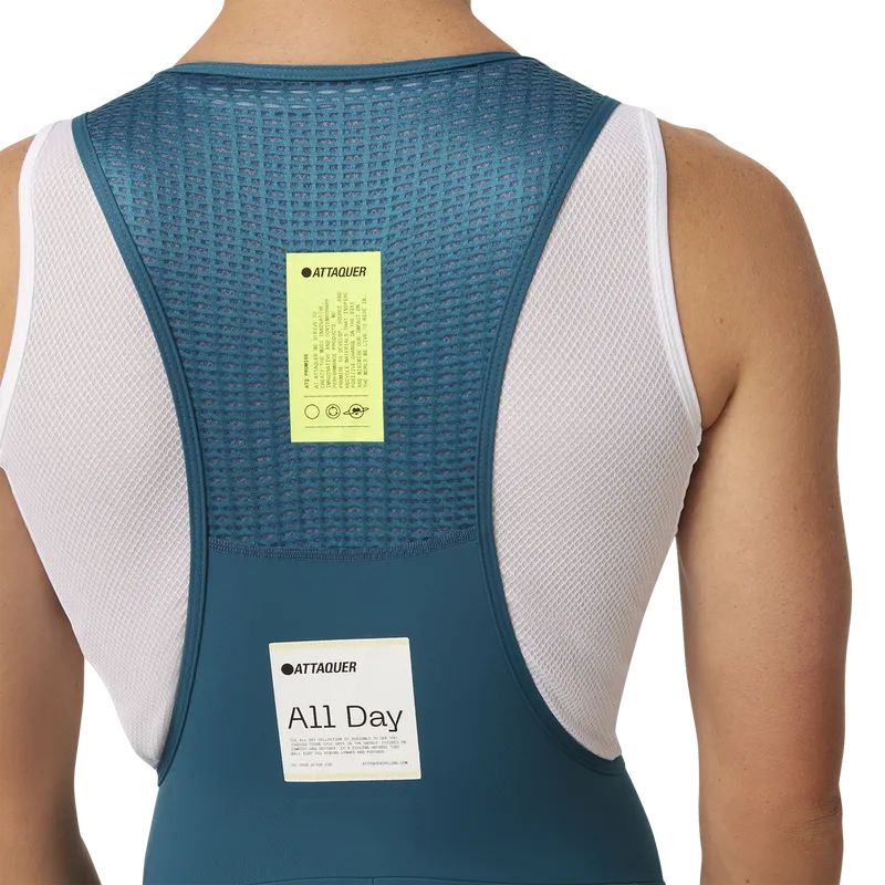 All Day Bib Short Topaz