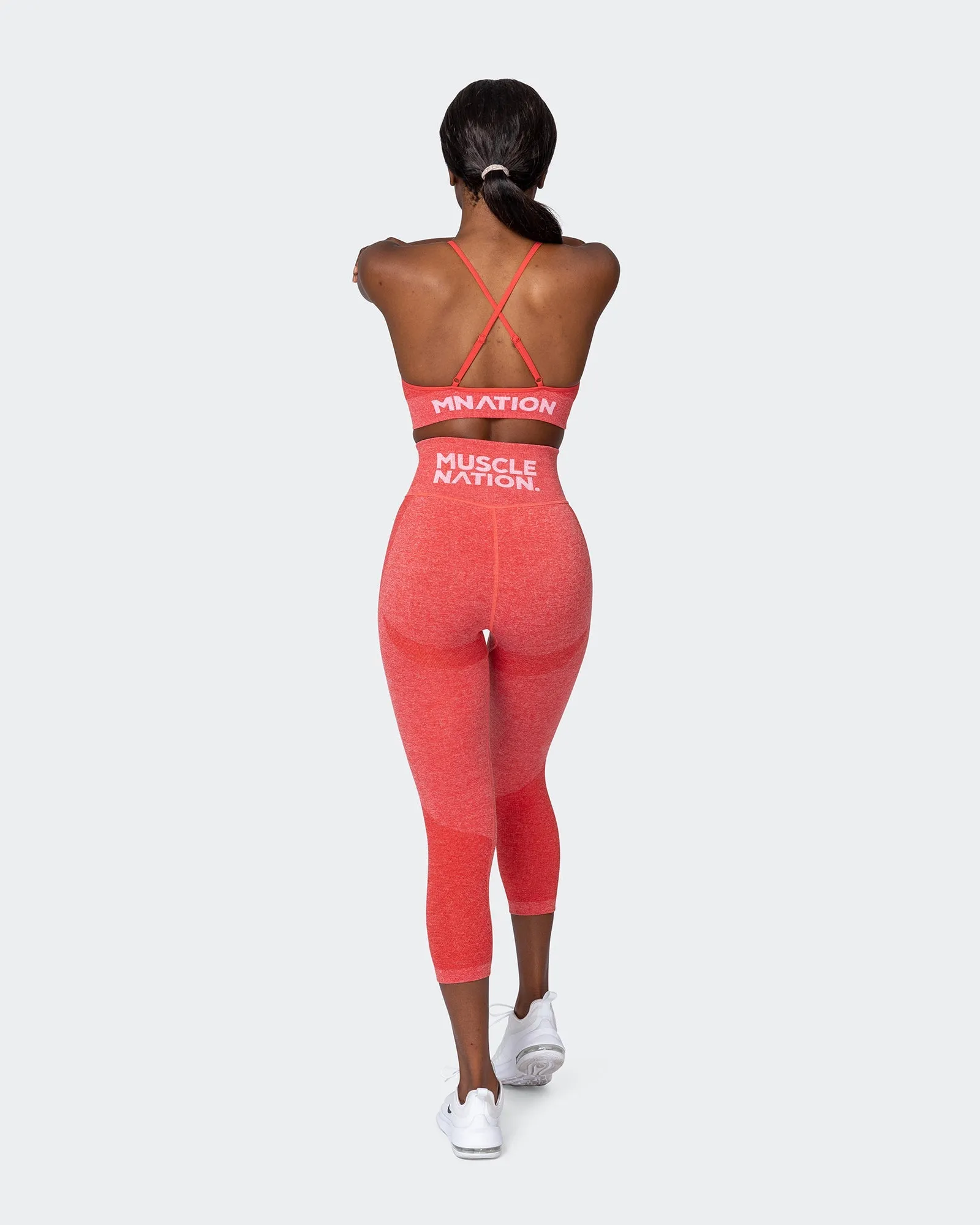 All Day Strap Seamless Bra - Poppy Marl