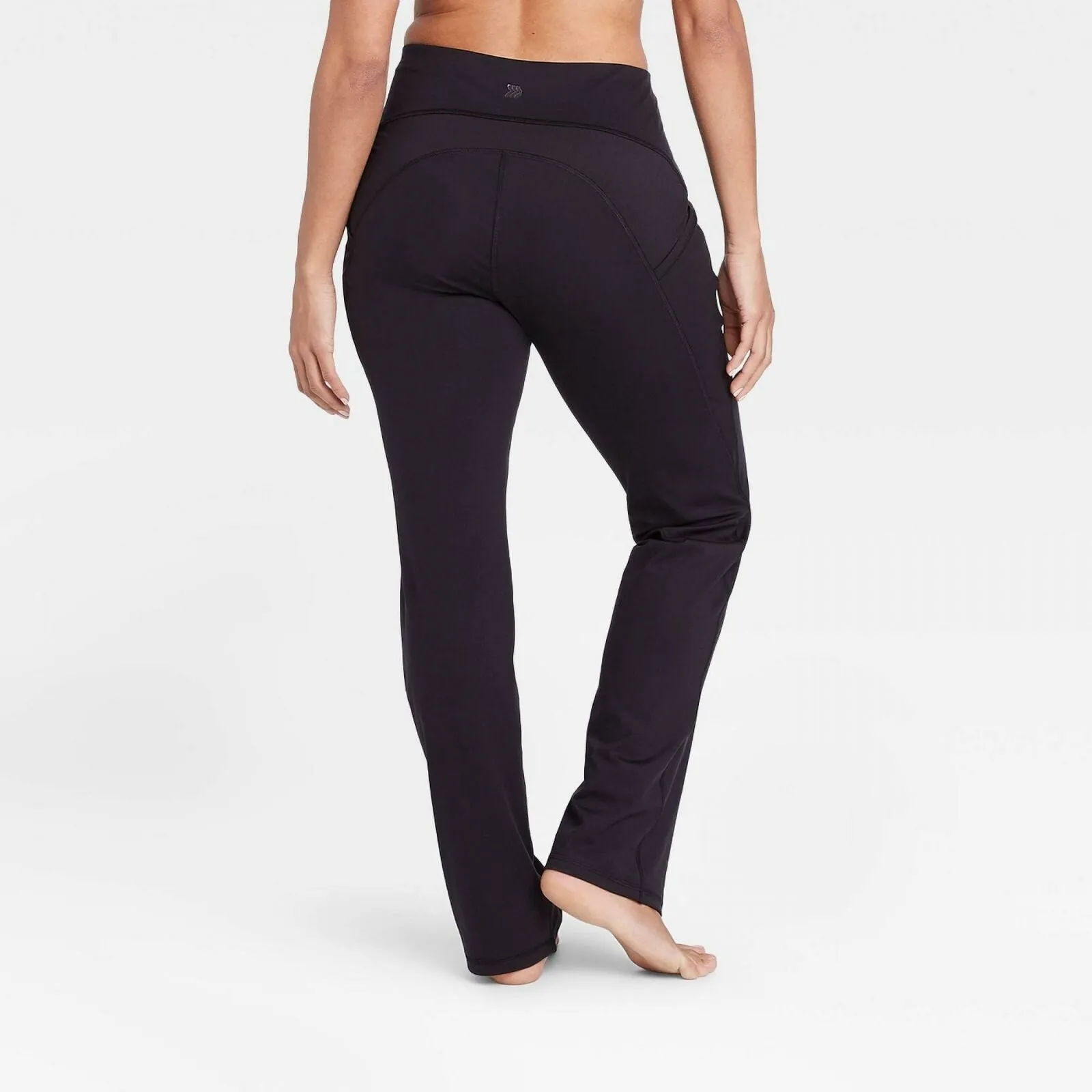 All In Motion Women's Contour Curvy Power High Waist Straight Leg Pants