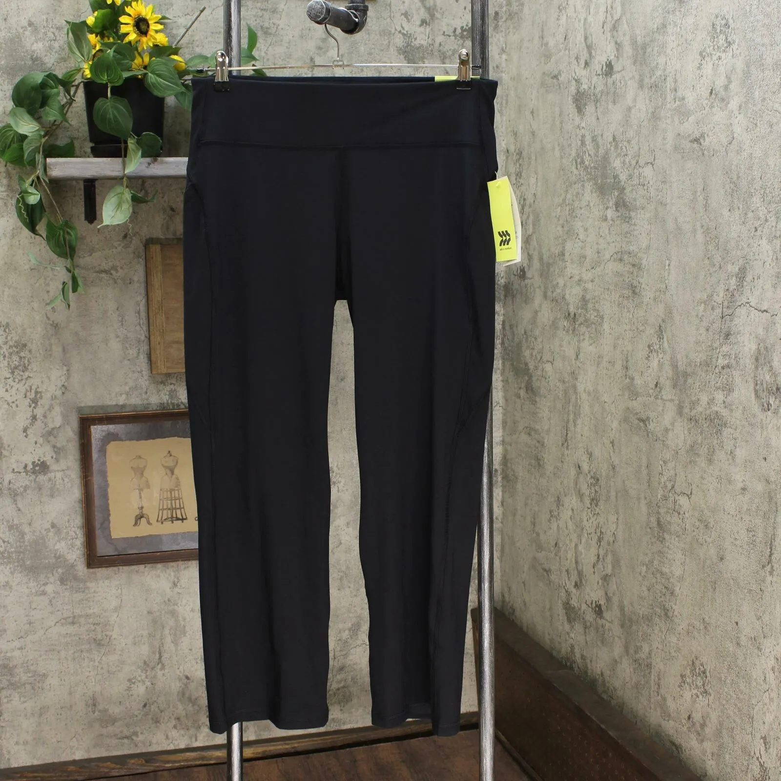 All In Motion Women's Contour Curvy Power High Waist Straight Leg Pants