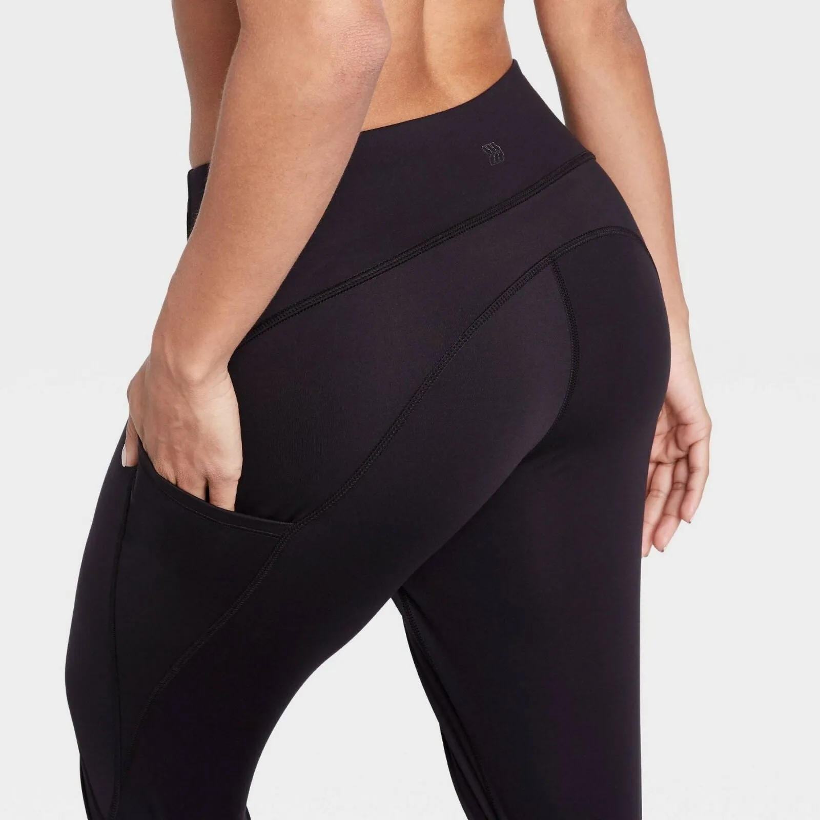 All In Motion Women's Contour Curvy Power High Waist Straight Leg Pants