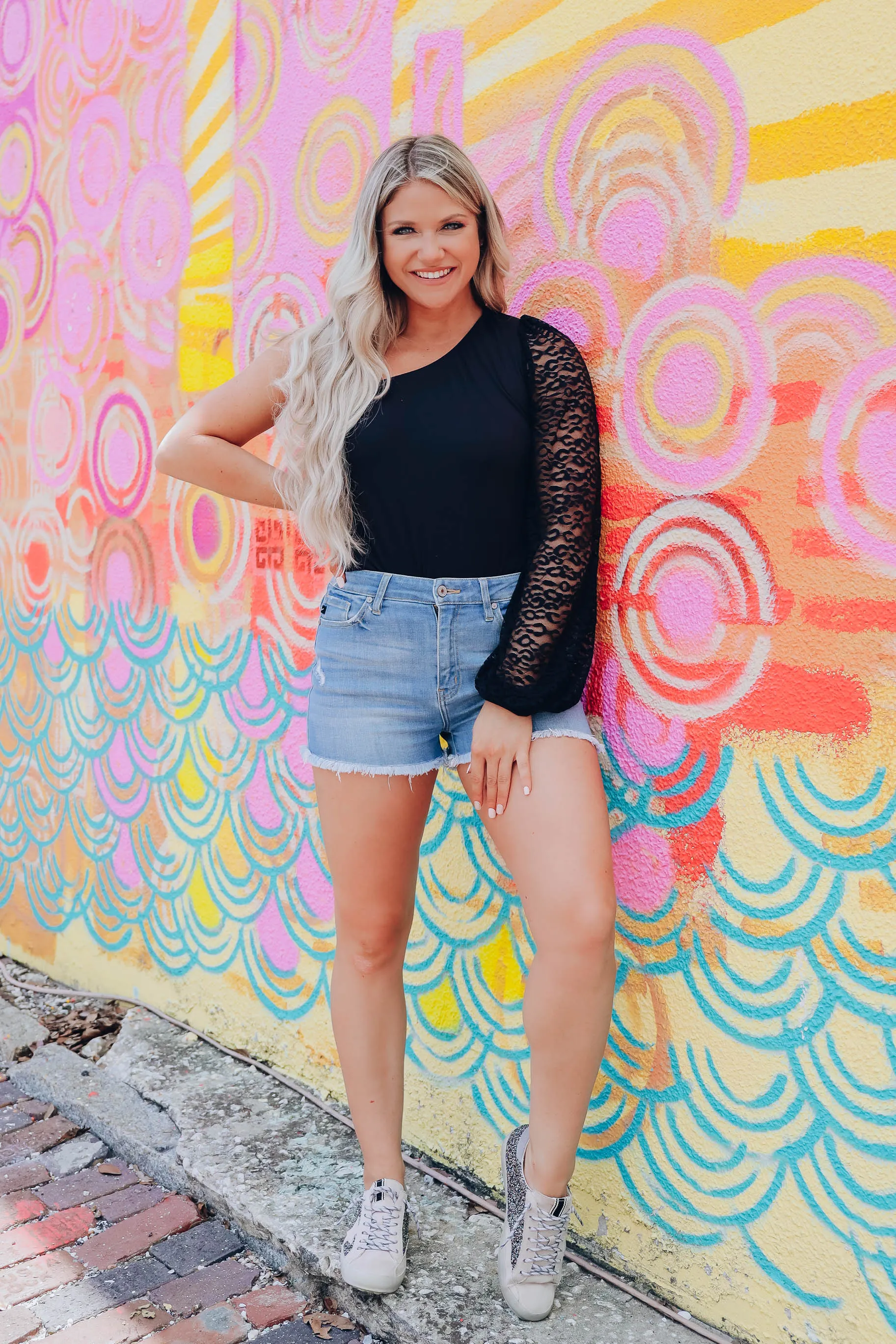 All In The Sleeve Bodysuit - Black