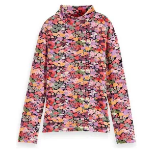 All-Over Printed High-Neck Tee