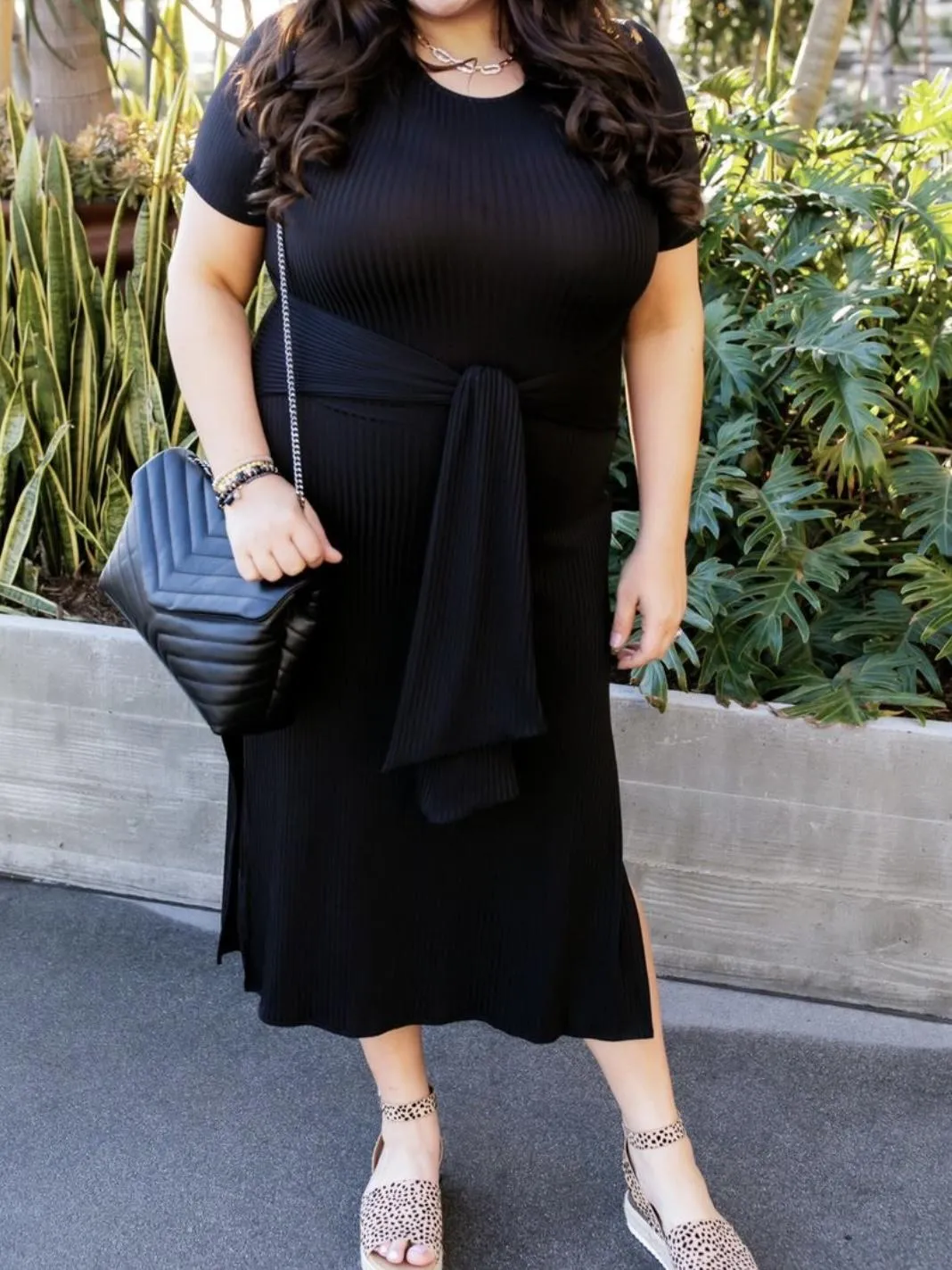 All Tied Up Midi Dress
