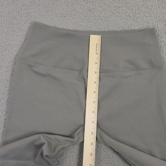Alo 5&quot; Seamless Ribbed Favorite‎ Biker Shorts Womens Medium Seamless Stretch