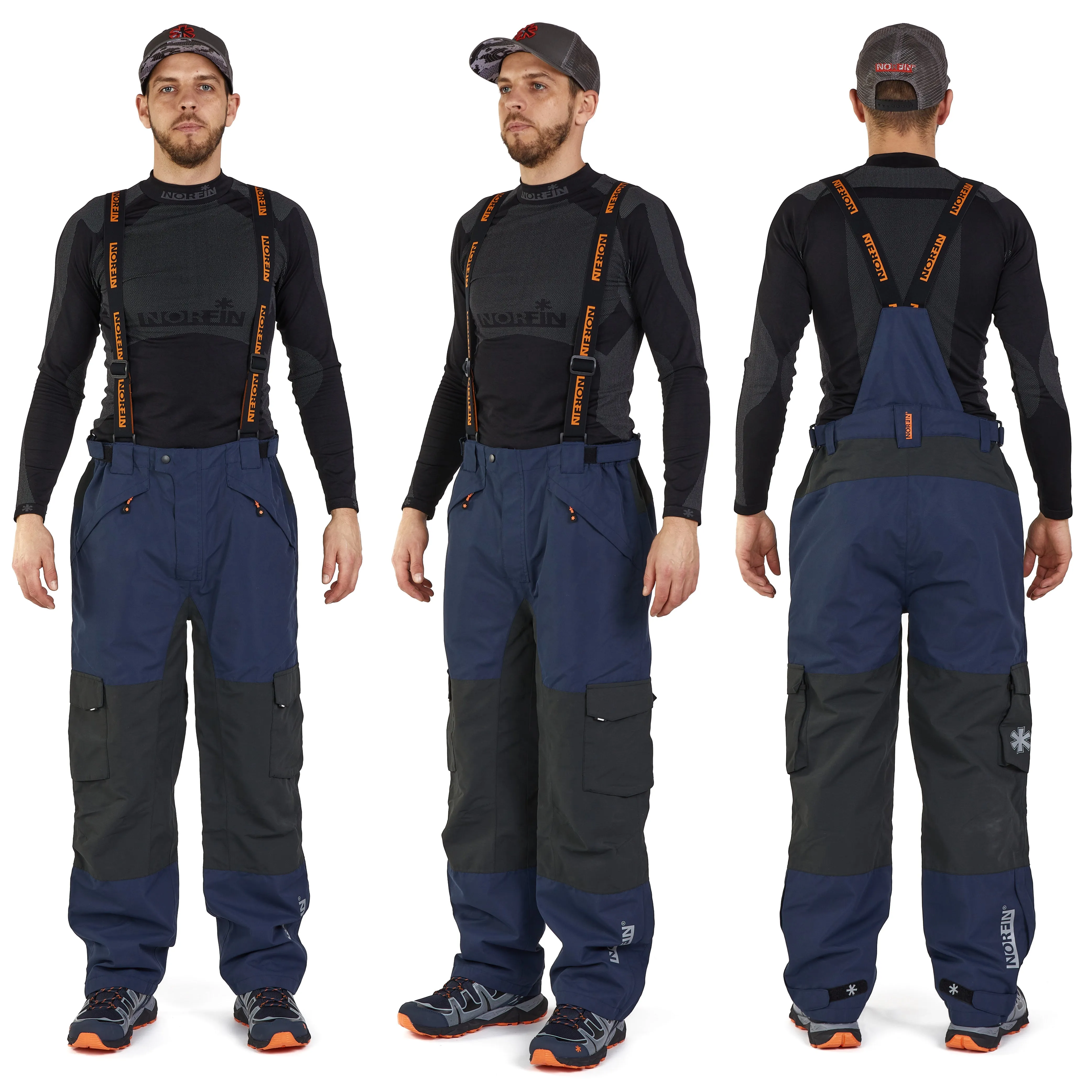ALPHA NAVY BLUE RAIN PANTS
