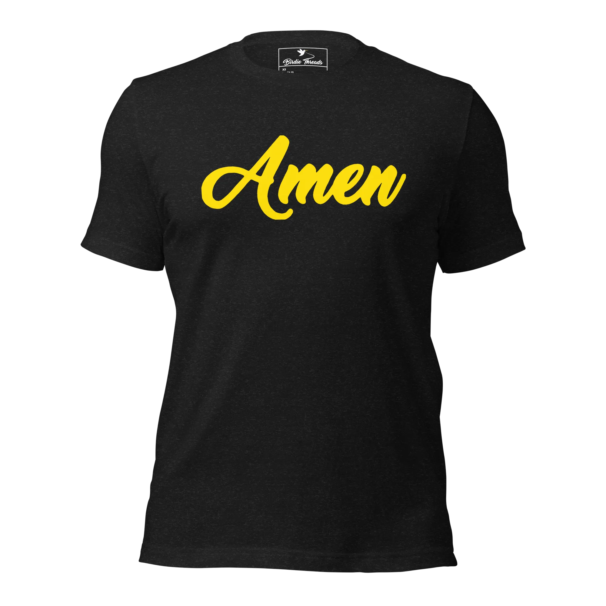 Amen Shirt - Yellow Lettering